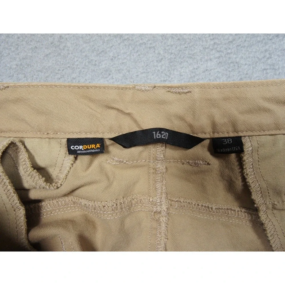1620 Pants Men 38 Beige Cordura Utility Work Carpenter Tactical USA Workwear